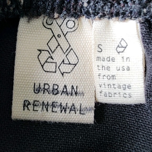 Urban Renewal Wool Skirt Womens Medium Knit Preppy Recycled Sweaters Micro Mini - Picture 7 of 14